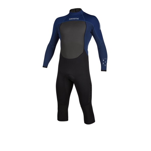 Kalipso Mystic Brand Longarm Shortleg 3/2 Bzip Flatlock Navy