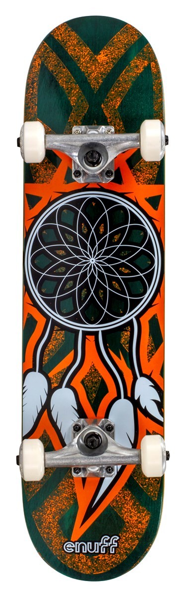 Enuff Dreamcatcher rula Teal/Orange 7.75 x 31.5