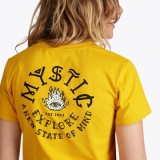 2021 Mystic naiste Once Upon on Eye Tee T-särk Mustard