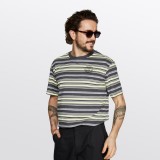 Mystic The Stripe Tee T-särk Pastel Wellow