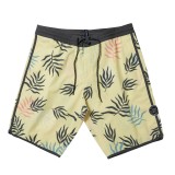 2022 Mystic shortsid Leaf Movement Boardshort Pastel Yellow