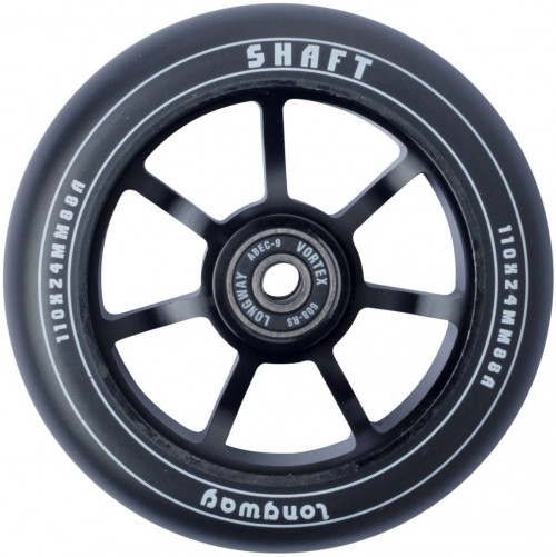 Longway Shaft Pro Scooter Wheel 110mm Black