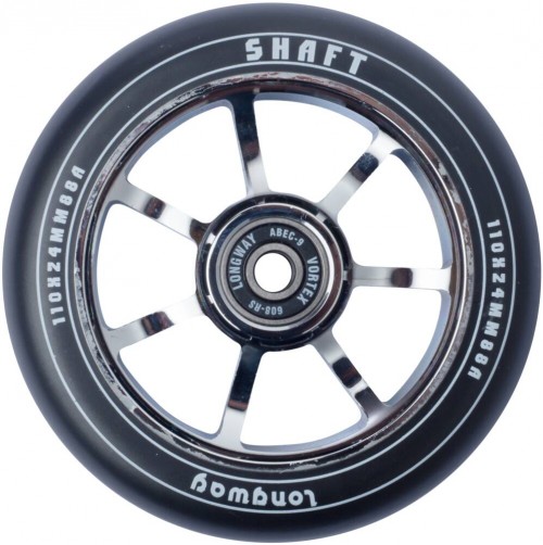 Longway Shaft Pro Scooter Wheel 110mm Chrome