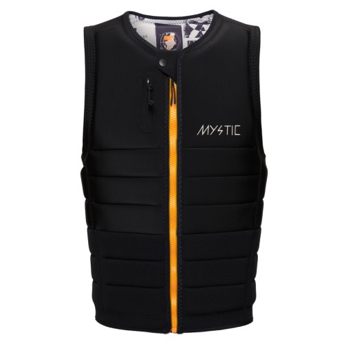 Mystic The Dom Impact Wake Fzip löögivest Black/Yellow