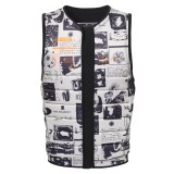 Mystic The Dom Impact Wake Fzip löögivest Black/Yellow