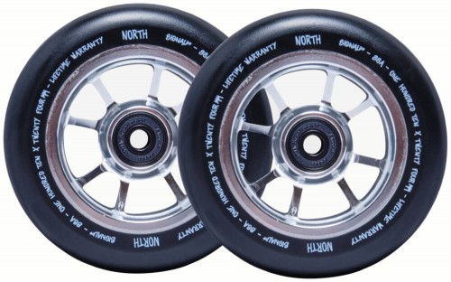 2 tk Ratas North Signal Pro 110mm/24mm Silver