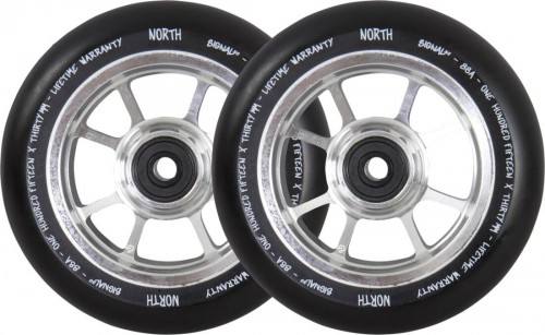2-pack North Signal Pro 115mm/30mm Silver