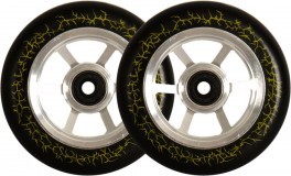 2 tk Ratas North Ryan Ruegg Signature Pro 115mm/30mm Silver/Black