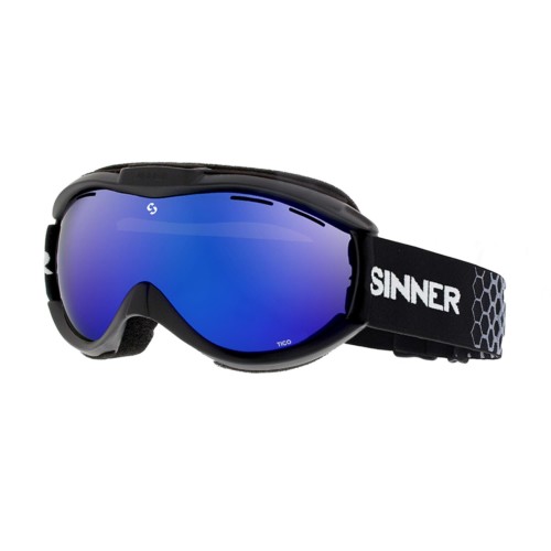 Snow Goggles Sinner Tico Black/Blue Mirror