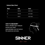 Snow Helmet Sinner Fortune Matte Black