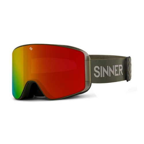 Snow Goggles Sinner Aura Moss Green