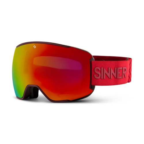 Mäeprillid Sinner Snowflake Burgundy Red