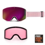 Snow Goggles Sinner Aura Light Pink
