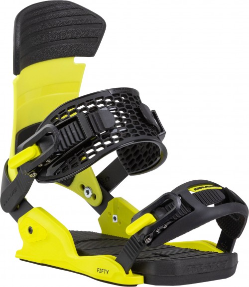 Snowboard bindings Drake Fifty Lime Black