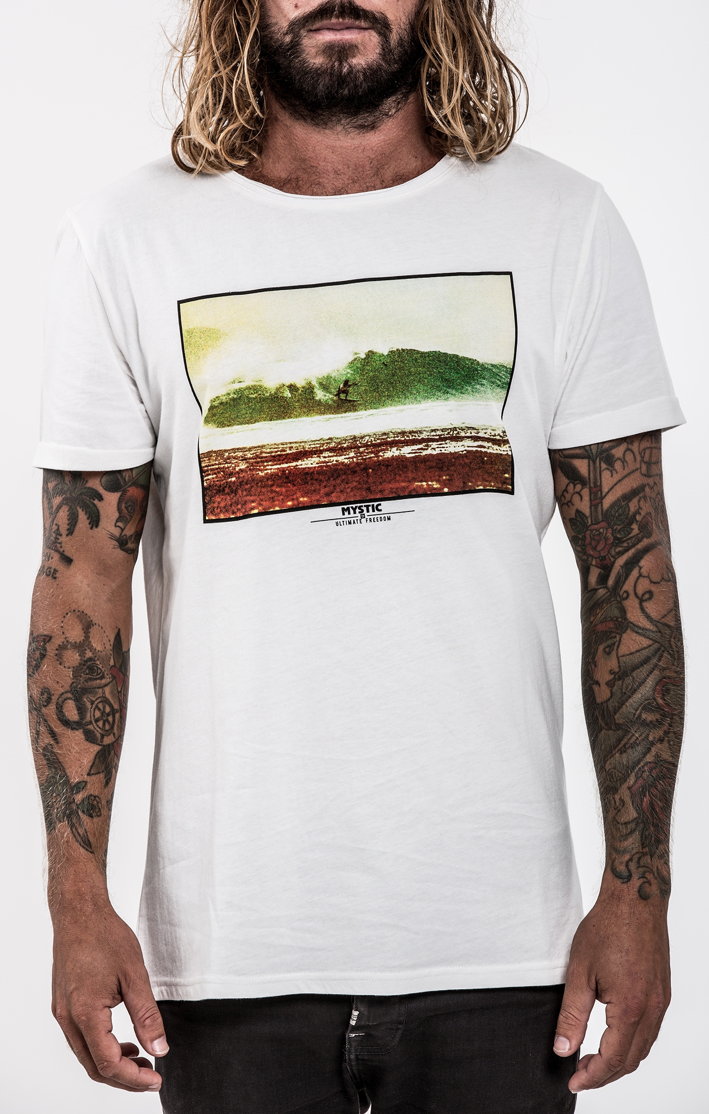 2016 Mystic Polaroid T-särk Off White