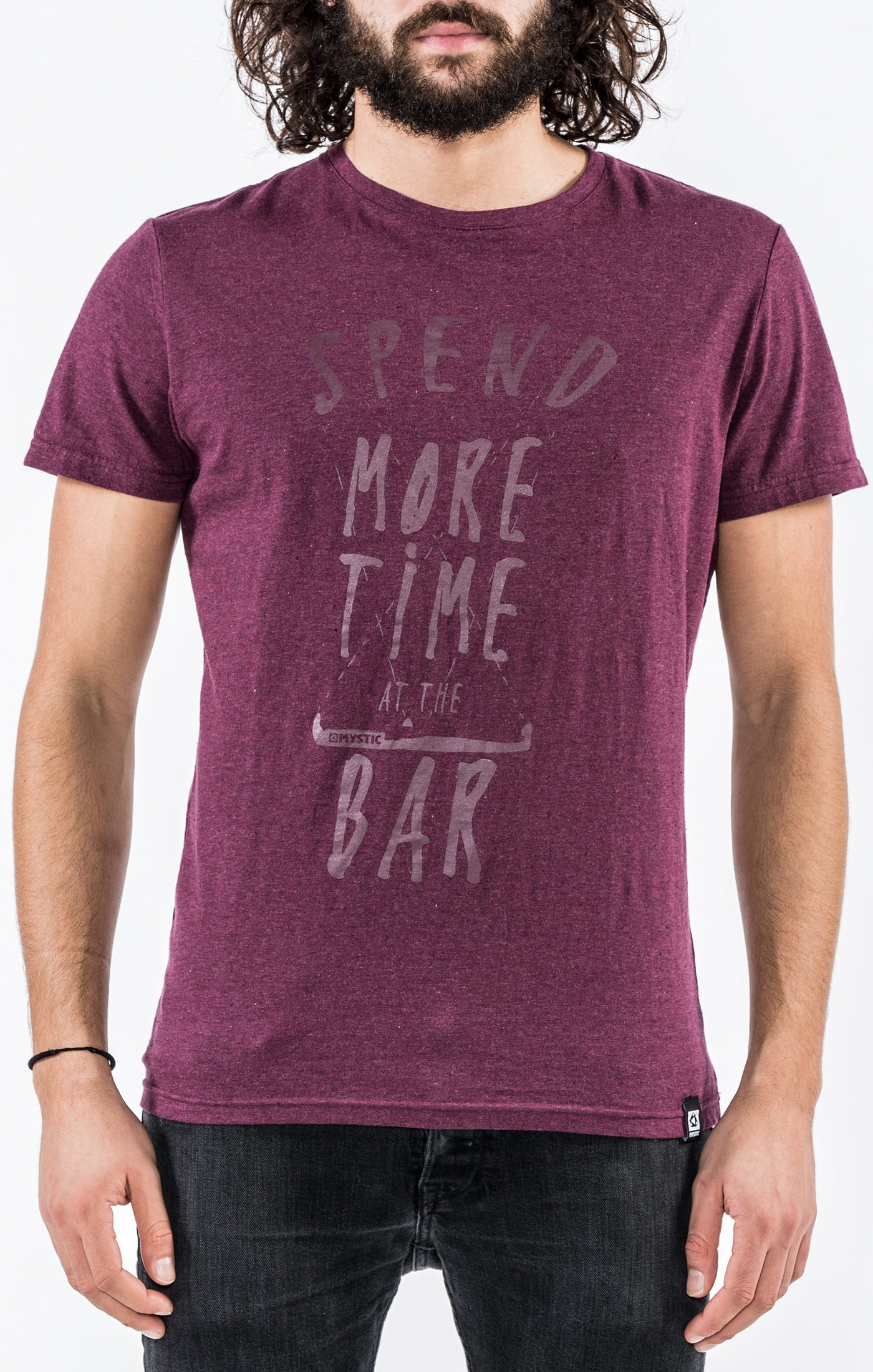 Mystic Spend More T-särk Oxblood Red