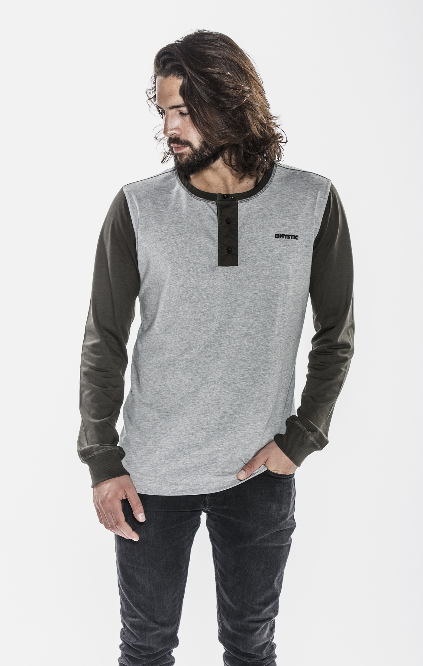 2017 Mystic Pitch Tee Grey Melee